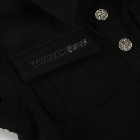 Fashion Safari Style Summer New Hottie Chic Polo Shirts Metal Button Slim Fit Design Packets Causal T-Shirts