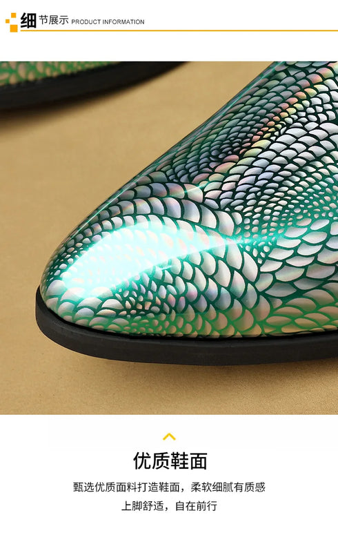 Elegant Patent Leather Derby Shoes for Men – Formal Wedding and Business Office Footwear with Pointed Toe Design, Available in Size 48