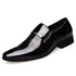 Luxury Oxford Leather Shoes for Men Breathable Patent Formal Footwear for Office and Wedding