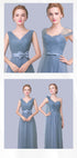 Elegant Sleeveless Tulle A-Line Bridesmaid Dress With Satin Belt And Lace Up Bow For Weddings