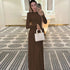 Elegant O-neck Long Sleeve Bodycon Evening Party Dresses
