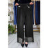 Elastic Waist Jeans For Women High Waist Wide Leg Denim Pants Loose Fit Casual Trousers