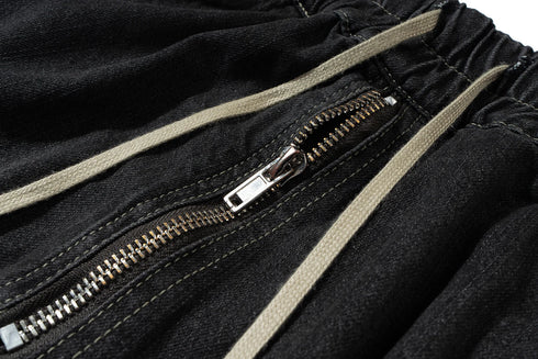 Ro Style Ribbons Streetwear Multi-pockets Cargo Shorts for Men