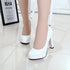 Elegant Women's Party Pumps with Thick High Heels