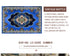 Retro Persian Style Carpet Large Area Rug for Living Room Bedroom Decoration