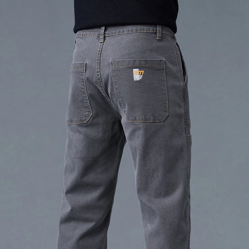 Men's Jeans Straight Cut Casual Fit With Fashion Print Jeans