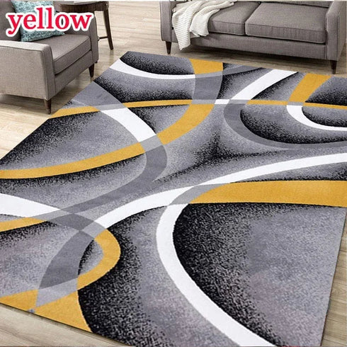 Geometric Area Rug for Living Room Modern Home Decorations Non-Slip Floor Mat