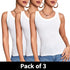 1/3 Pieces Four Seasons Thin Ladies Solid Color Joker Camisole Young Women Plus Size Comfortable and Sexy T-shirt Shirt Casual