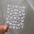 Adorable Pink Christmas Nail Art Stickers with Shiny Shells, Cute Snowflakes, Stars, and Wreaths - 5D Embossed Nail Decorations for Festive Nail Designs