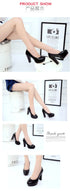 Elegant Women's Party Pumps with Thick High Heels