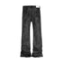 High Street Baggy Flare Jeans for Men Y2k Denim Trousers