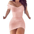 Summer Women Dress Sexy V-Neck Club Dresses Slim Mini Party Dress