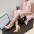 Elegant Crystal Tassel Stiletto Sandals Women Heels