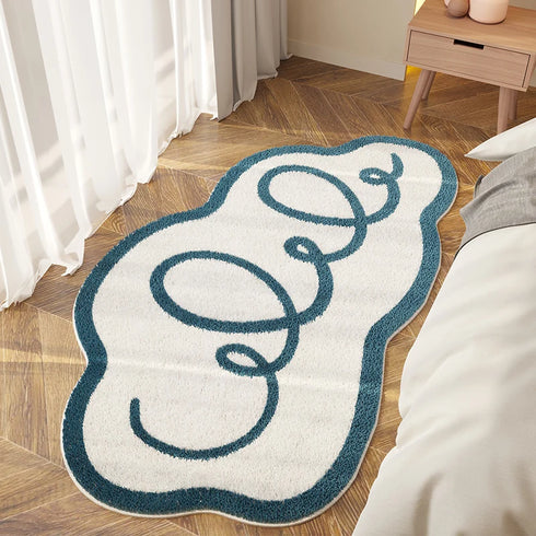 Shaped Bedroom Carpet Soft Modern Home Decoration Aesthetics Cloud Rug