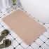 Cobblestone Embossed Non-Slip Bath Mat Memory Foam Carpet for Bathroom Shower Room Doormat