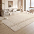 Fluffy Soft Cream Style Rugs for Bedroom and Living Room Decoration Washable Plush Carpet