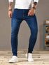 Mens Slim Fit Classic Skinny Jeans for Casual Street Style