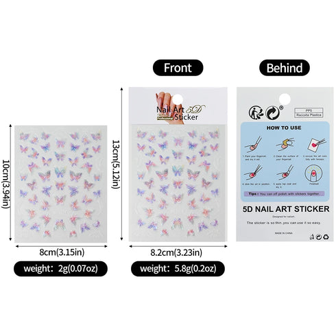Adorable Pink Christmas Nail Art Stickers with Shiny Shells, Cute Snowflakes, Stars, and Wreaths - 5D Embossed Nail Decorations for Festive Nail Designs