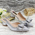 Italian Design Elegant Women's Rhinestone Heels Set