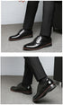 Men Breathable Leather Shoes Soft Sole Business Casual Footwear