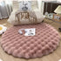 Nordic Round Carpets Plush Floor Mat Soft Area Rugs Shaggy Indoor Decor
