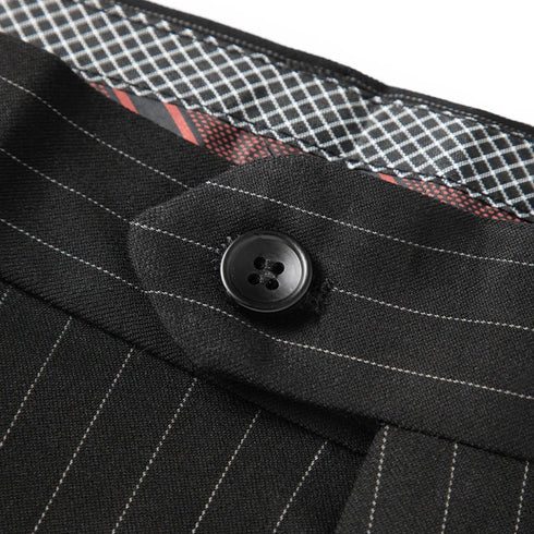 Business Casual Suit Three-Piece Set with Vest and Trousers in Fashionable British Style