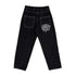 Streetwear Black Logo Print Baggy Jeans for Men and Women