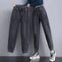 High Waist Denim Harlan Pants for Women Casual Ankle Length