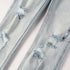 24fw American Fashion Retro Washed Ripped Denim Pants