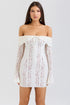 Mozision Lace Off-shoulder Sexy Maxi Dress Elegant Evening Dress
