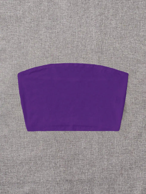 Plus-size seamless ice silk top breast women spring summer thin breathable sexy gathering strapless womens underwear