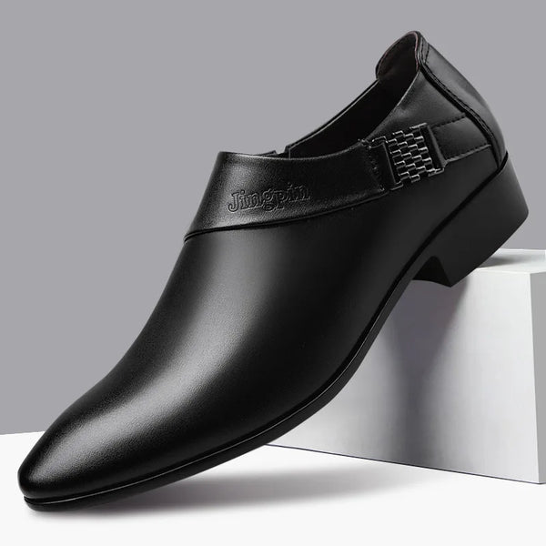 Men PU Leather Formal Dress Shoes for Office Work and Parties