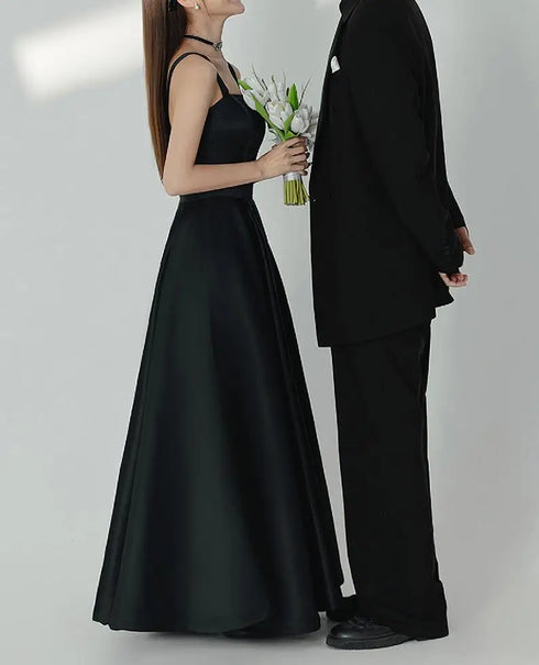 Customized A-line Wedding Dresses Fashion Spaghetti Straps Elegant Bridal Dress