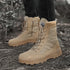 Men's Tactical Desert Combat Boots - Outdoor Hiking Ankle Shoes for Work and Safety