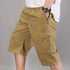 Men's Cropped Shorts Pure Cotton Business Gentleman Casual Work Shorts