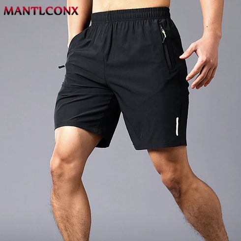 Fashion Sports Shorts Men Elastic Waist Breathable Quick Dry Bottom