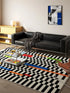 Modern Fashion Striped Area Rugs for Living Room and Bedroom Non-Slip Floor Mat