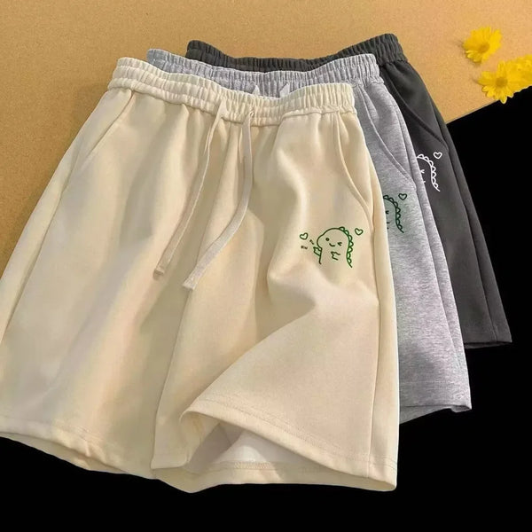 M-8XL Oversized Shorts Men's Casual Shorts Fun Expressions Print