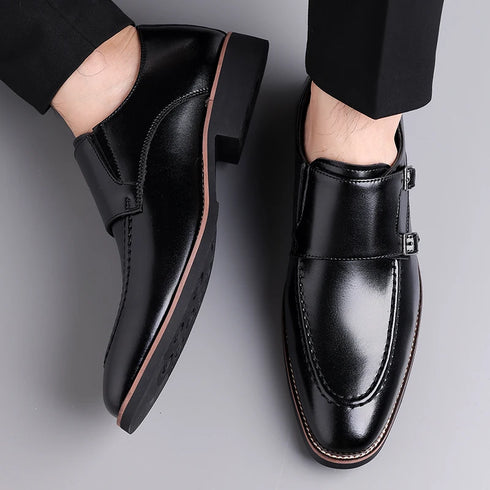 Comfortable Soft Leather Loafers Shoes for Men Elegant Business Wedding Casual Outdoor Driving
