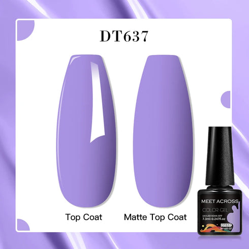 Vibrant 7.3ml Semi-Permanent Gel Nail Polish for Stunning Nail Art and Manicure - Soak Off LED UV Varnish for Long-Lasting Beauty