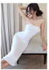 Summer Ice Silk Open Back Dress For Formal Occasions
