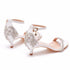 Glamorous Rhinestone Strappy Summer Pumps with 5cm Stiletto Heels for Women