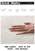 French Style Plush Carpet for Living Room and Bedroom Minimalist Fluffy Rug