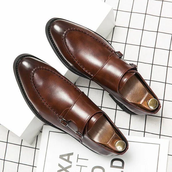 Men's Luxury Designer Loafers Leather Shoes - Elegant Oxfords Fashion Dress Footwear for Formal Occasions, Perfect Slip-On Style for Parties and Events
