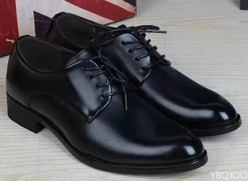 Fashionable Versatile Men Shoes Heightening Casual Flats for Spring