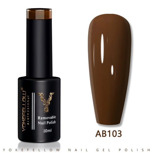 Vibrant 10ML Semi-Permanent Gel Nail Polish for Stunning Manicures - Low Odor Long-Wear Varnish - Ideal for Spring and Summer Nail Art