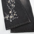 Floral Embroidery Vintage Low Rise Flared Jeans Women