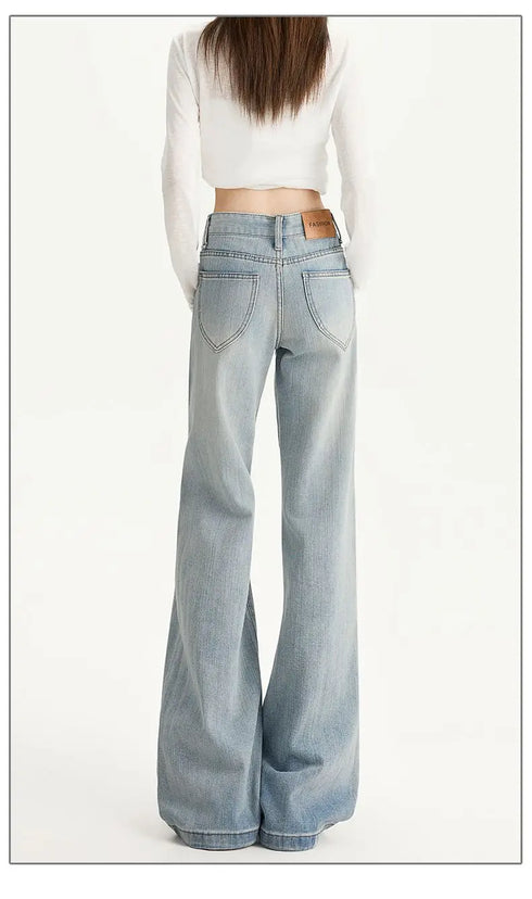 Baggy Jeans For Women Retro Denim Pants High Waist Vintage Streetwear Style Casual Everyday Wear