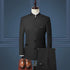 Chinese Style Slim Fit Wedding Suit Set for Men