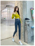 Women's High Waist Stretch Jeans - Fashionable Slim Denim Pants